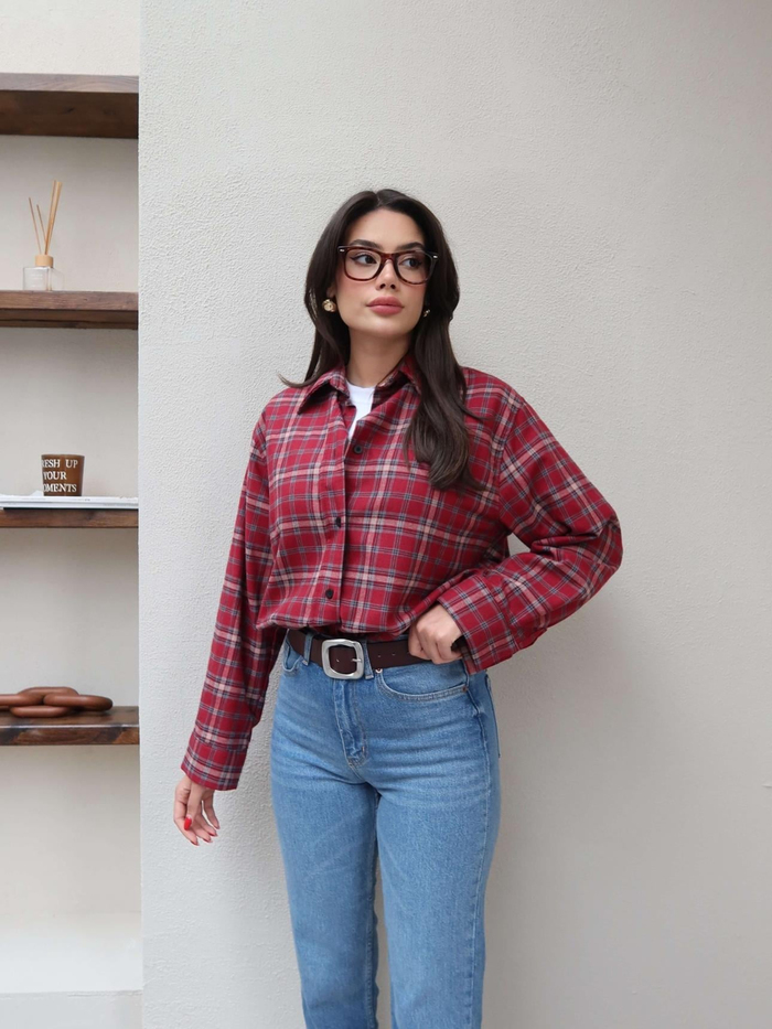 Blue Paça Kesik Orj Jean