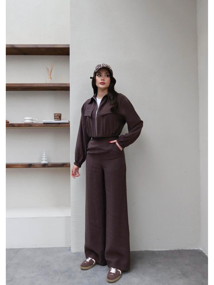 Bomber Ceket Pantolon Takım
