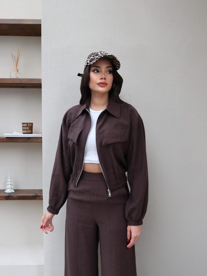 Bomber Ceket Pantolon Takım