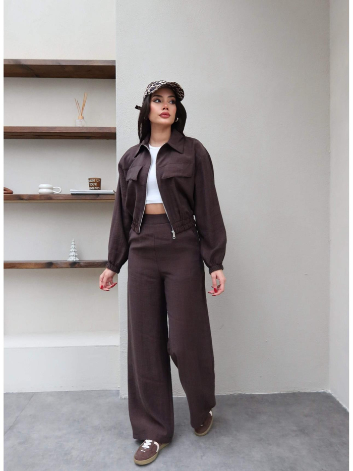 Bomber Ceket Pantolon Takım