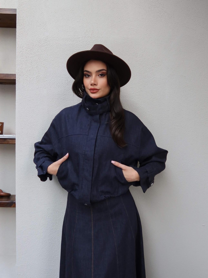 Bomber Denim Ceket