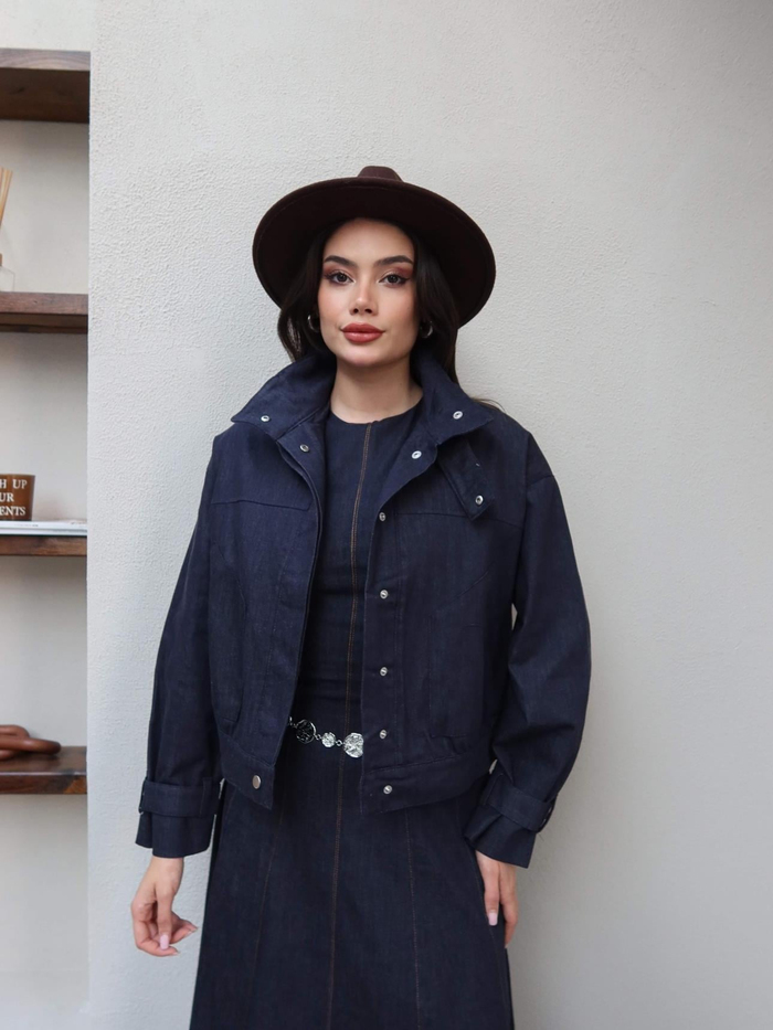 Bomber Denim Ceket