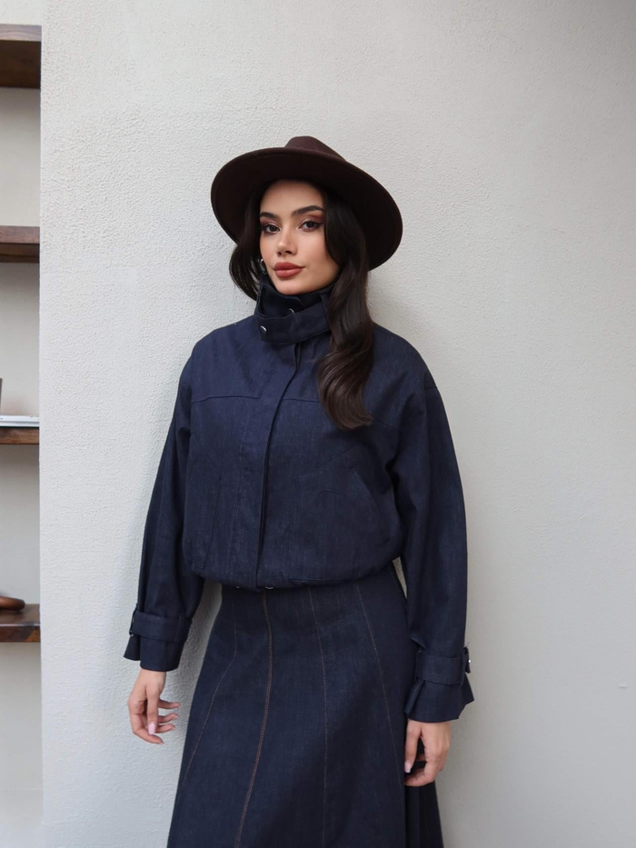 Bomber Denim Ceket