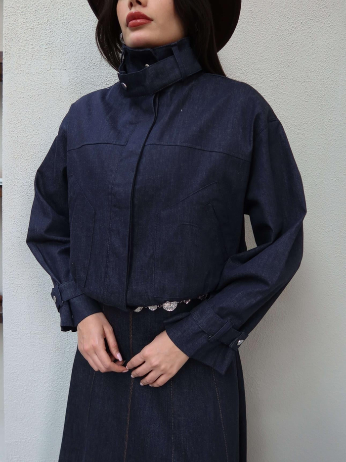 Bomber Denim Ceket