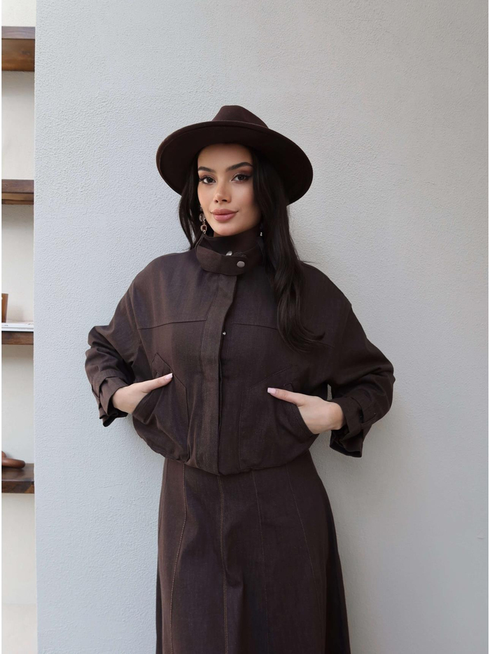 Bomber Denim Ceket
