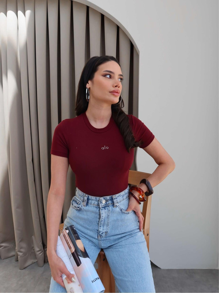 Bordo Orj Crop Top
