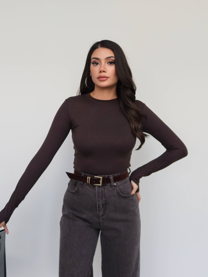 Boyfriend Süet Kemerli Jean