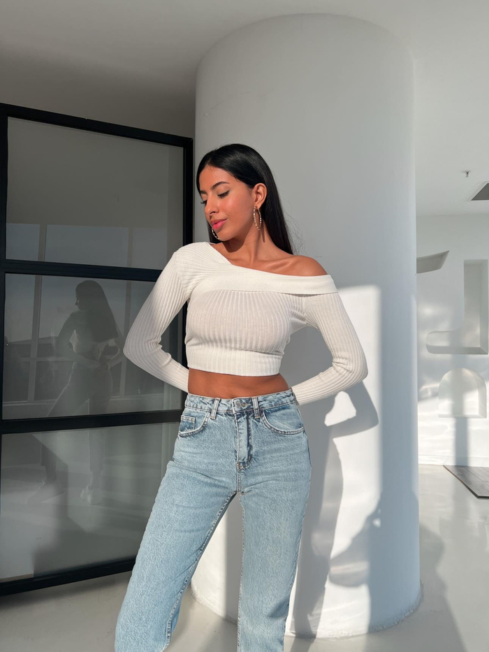 Buz Mavi Premium Mom Jean