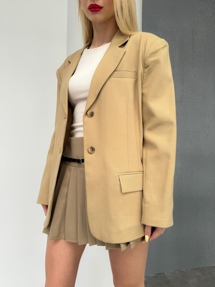Cappucino Oversize Ceket