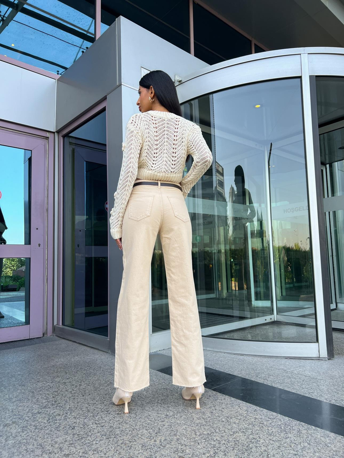 Cappucino Wide Leg Jean