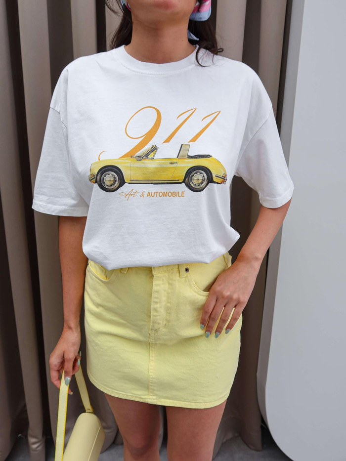 Car Baskı T-Shirt