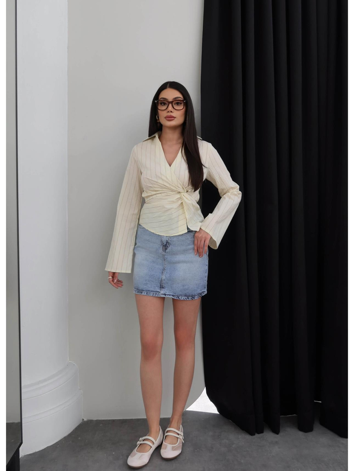 Cepli Denim Mini Etek