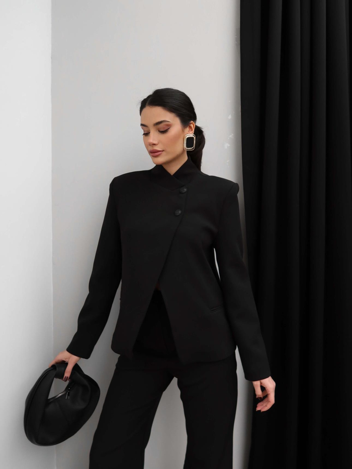 Çift Düğmeli Ceket Pantolon Takım