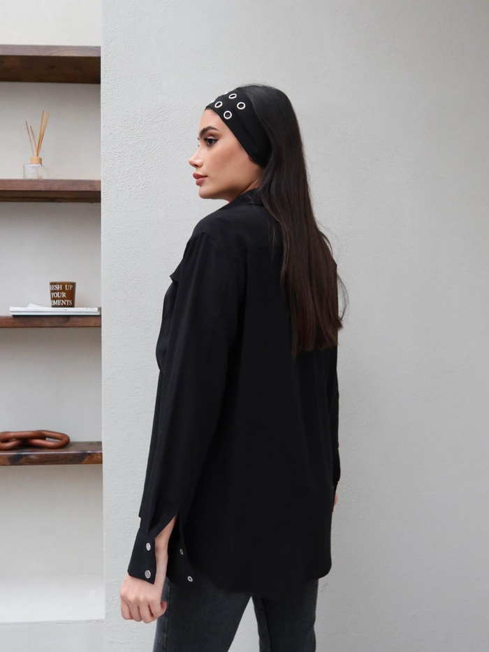 Çıtçıtlı Tencel Gömlek