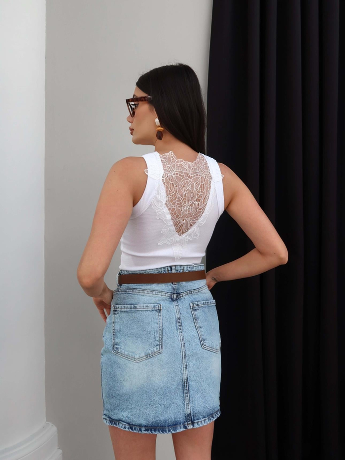 Dantel Detay Fitilli Atlet