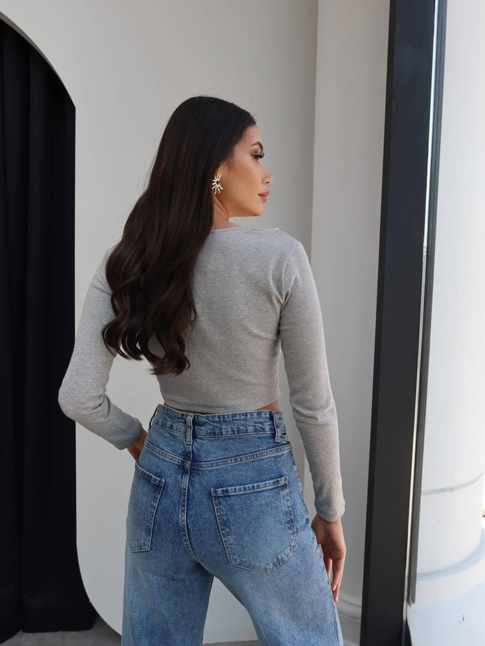 Dantel Detay Triko Bluz