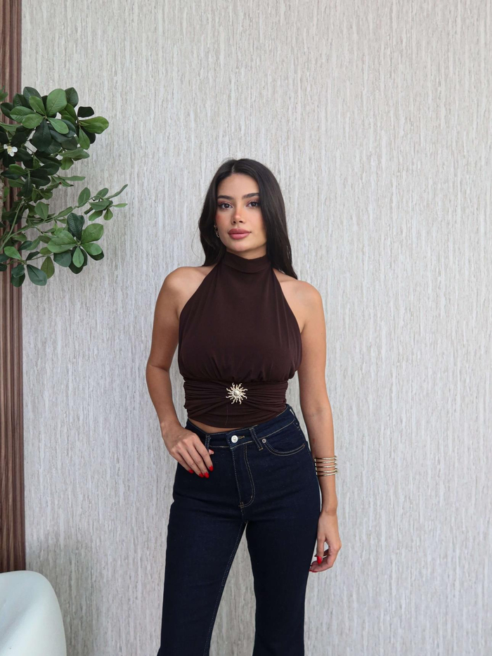 Dark Blue İspanyol Paça Jean