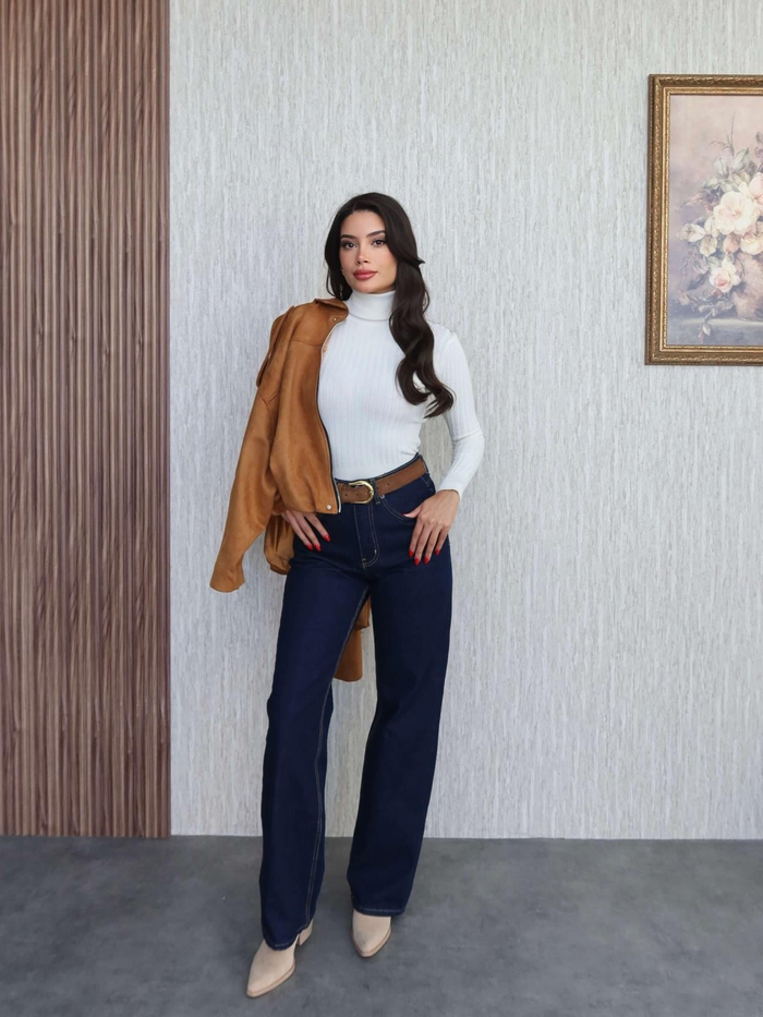 Dark Blue Straight Orj Jean