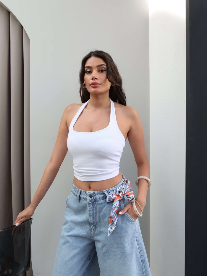 Denim Bermuda Şort