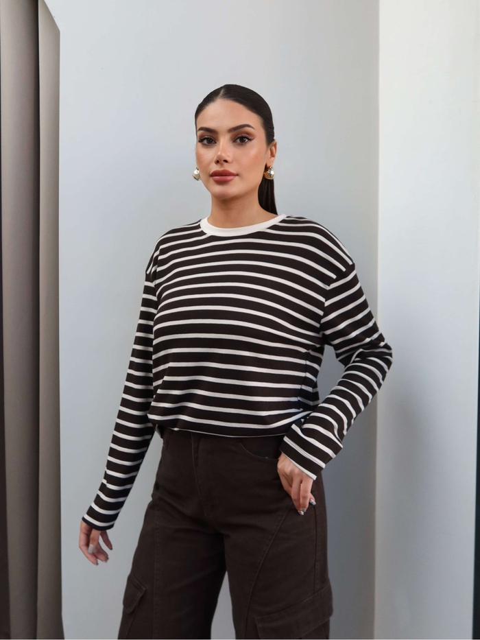 Denim Paça Katlamalı Kargo Pantolon