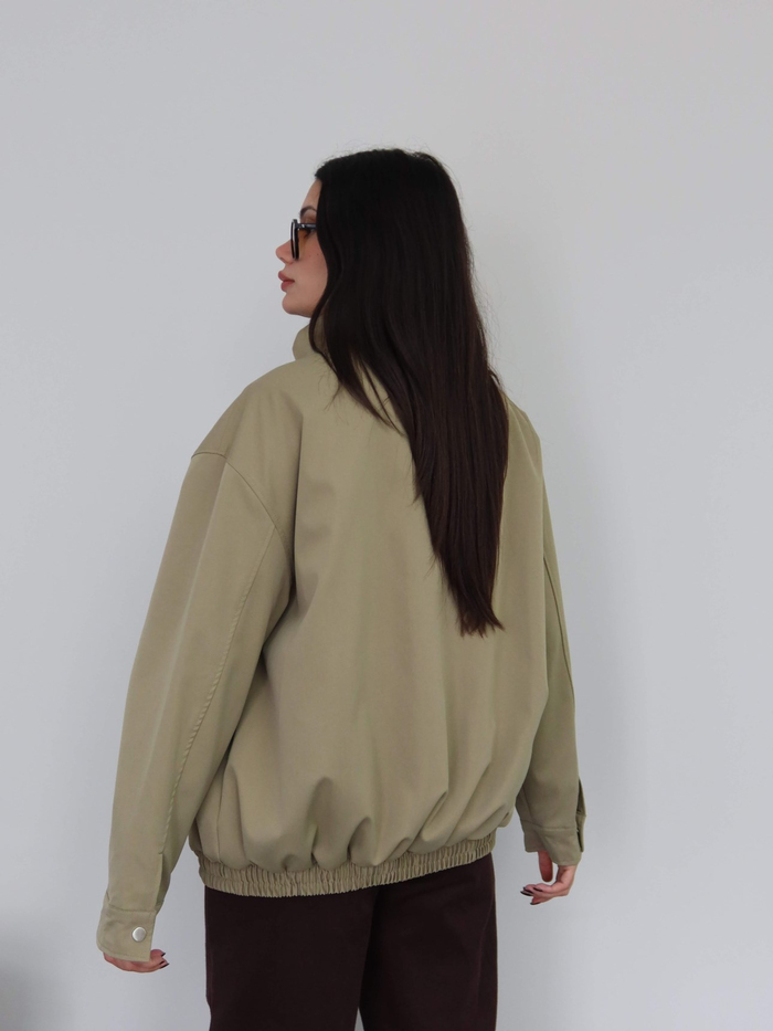 Dik Yaka Oversize Bomber Ceket E.H Collection