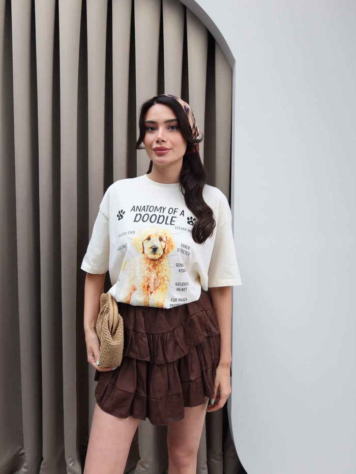 Dog Baskılı T-Shirt