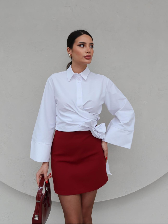 Düz Kesim Mini Etek