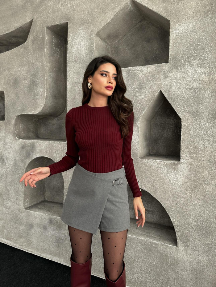 E.H Grey Private Şort Etek