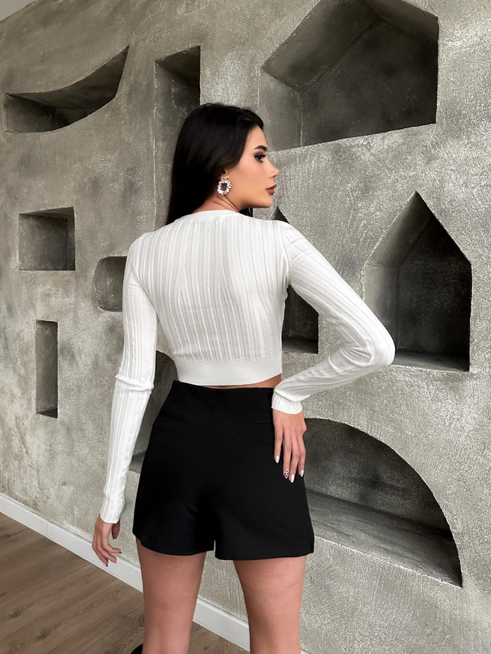 E.H Black Private Şort Etek