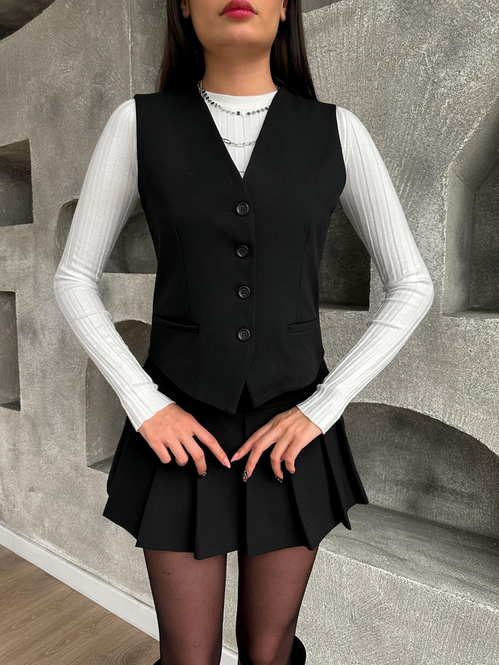 E.H Exclusive Siyah Yelek