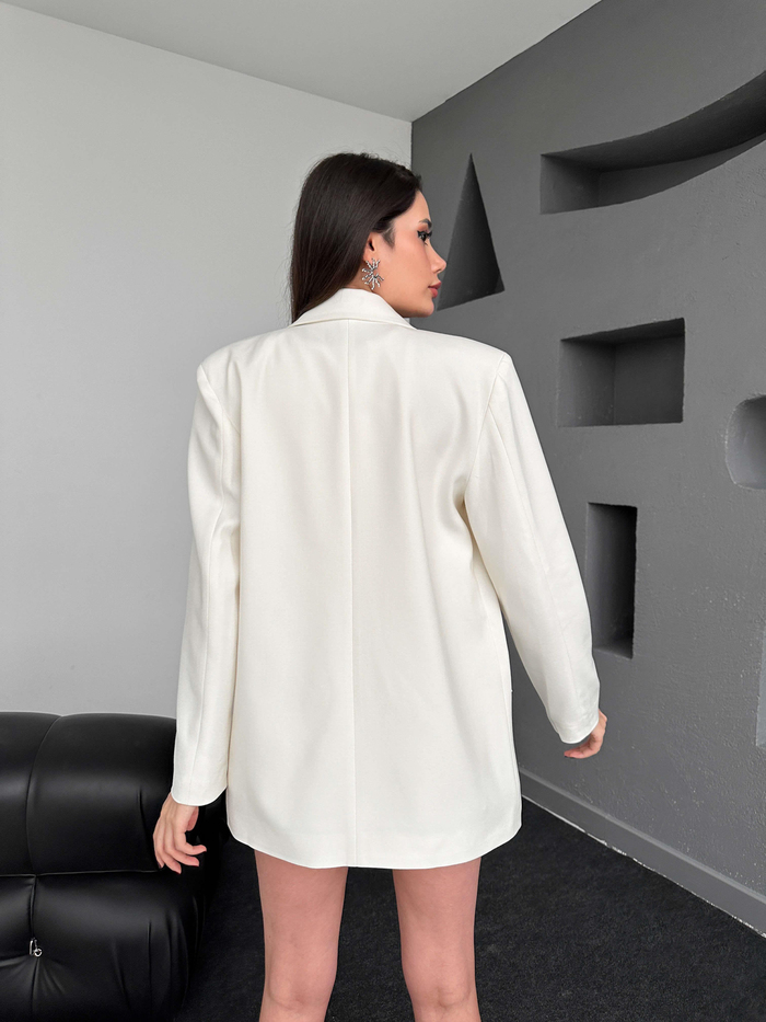 E.H Exclusive Ekru Oversize Ceket