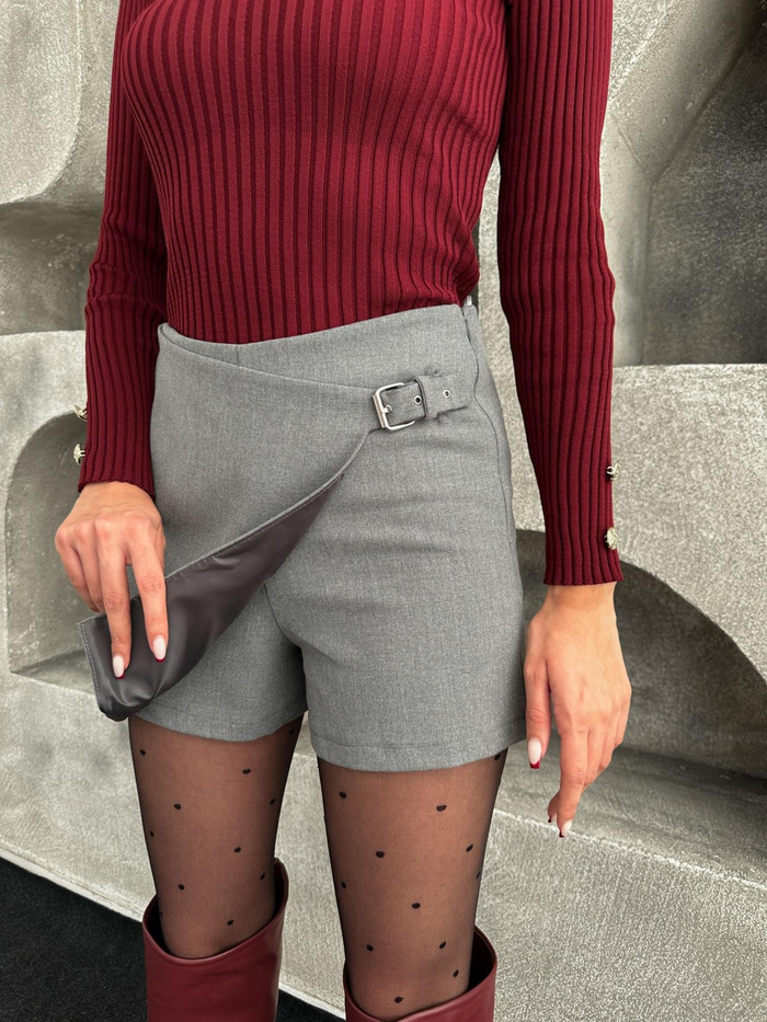 E.H Grey Private Şort Etek