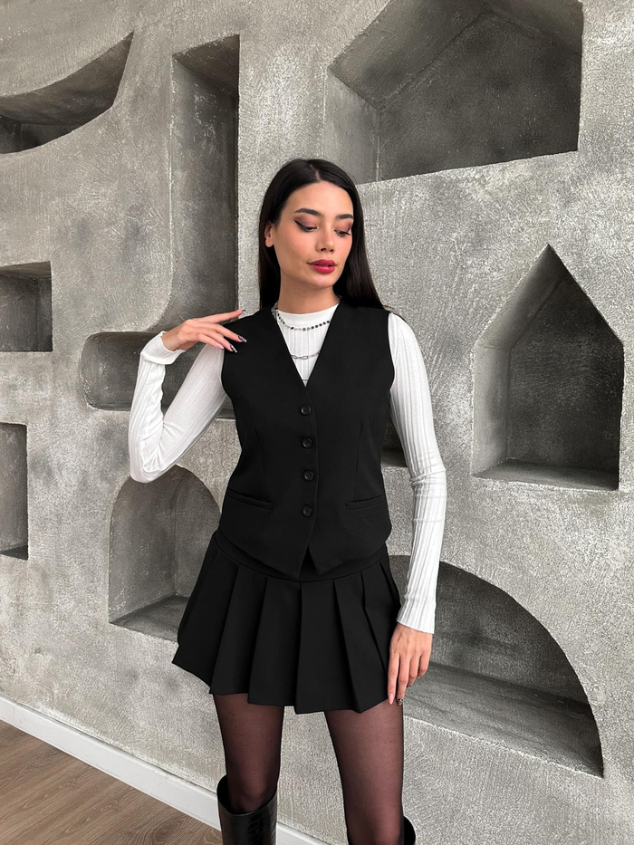 E.H Exclusive Siyah Yelek