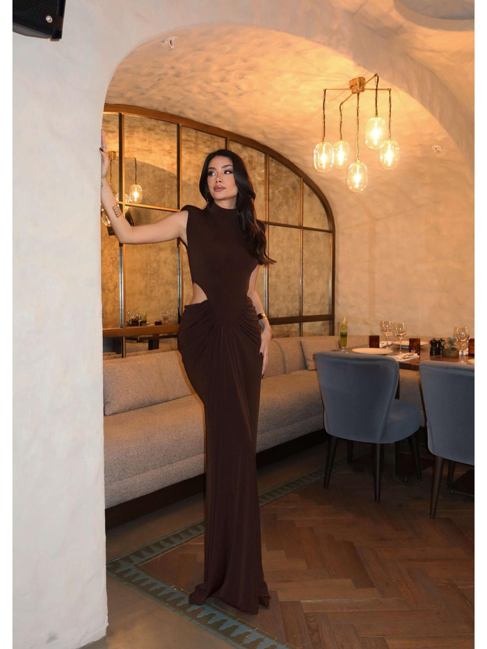 EH Collection Bel Formlu Vatkalı Elbise