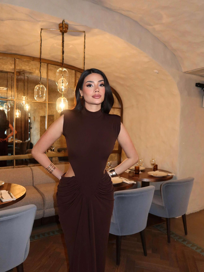 EH Collection Bel Formlu Vatkalı Elbise
