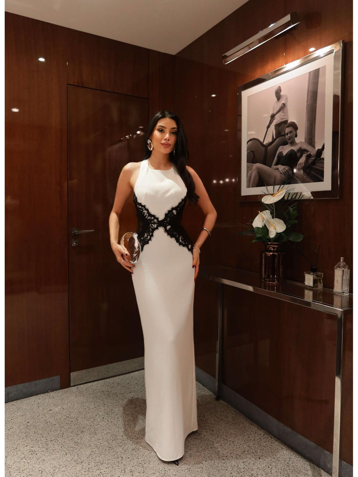 EH Collection Dantel Bel Formlu Elbise