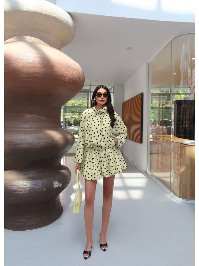 EH Collection Puantiyeli Balon Etek Takım