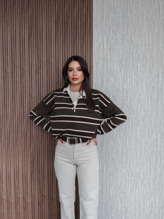 Ekru Straight Orj Jean