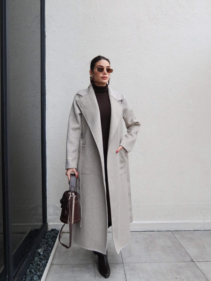 El Yapımı %100 Yün Kaban