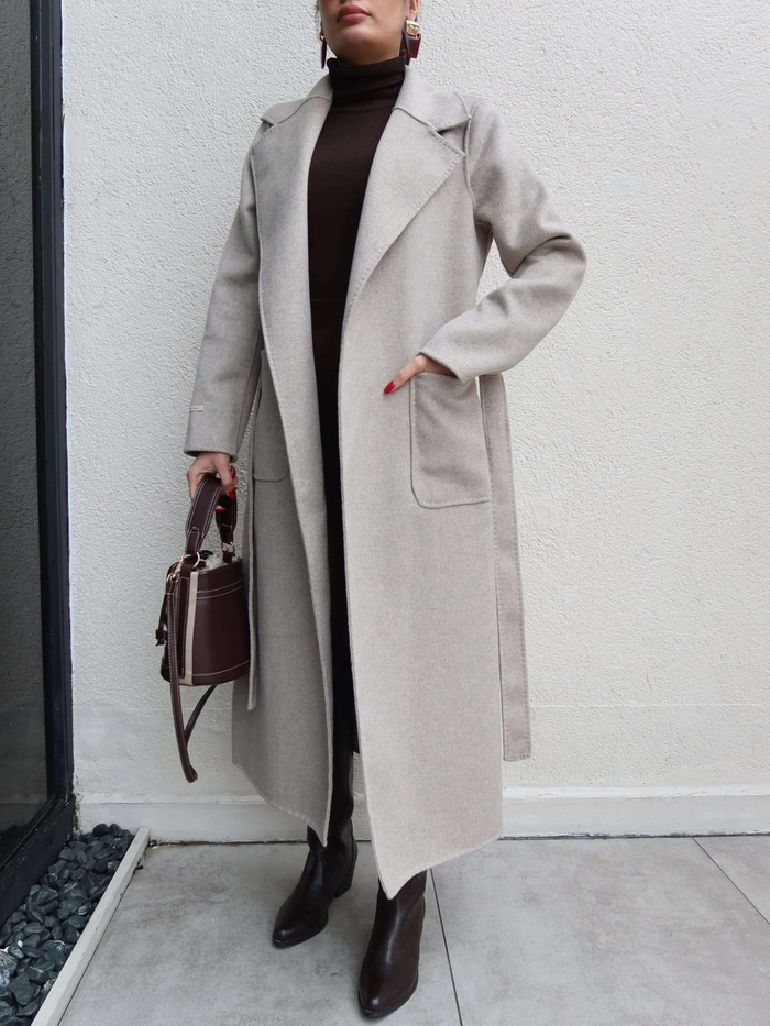 El Yapımı %100 Yün Kaban