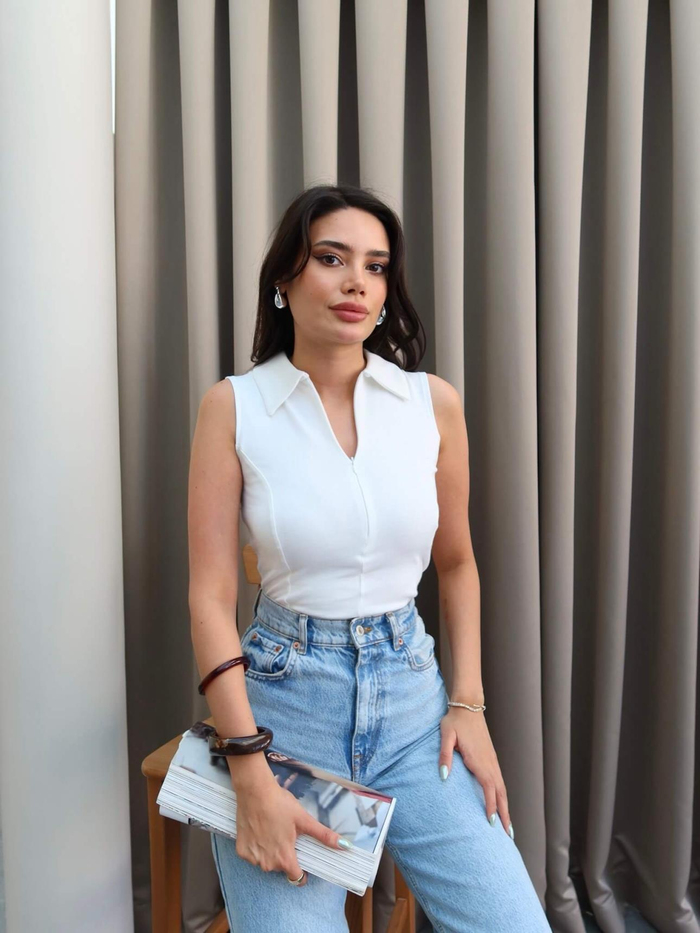 Fermuarlı Sıfır Kol Body