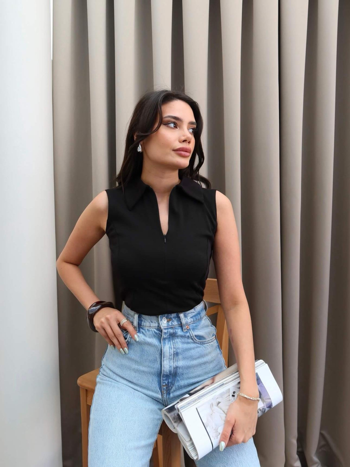 Fermuarlı Sıfır Kol Body
