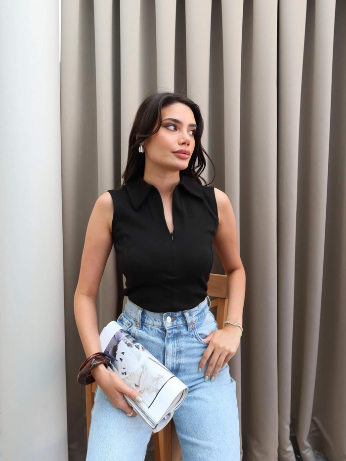 Fermuarlı Sıfır Kol Body