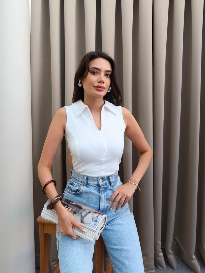 Fermuarlı Sıfır Kol Body
