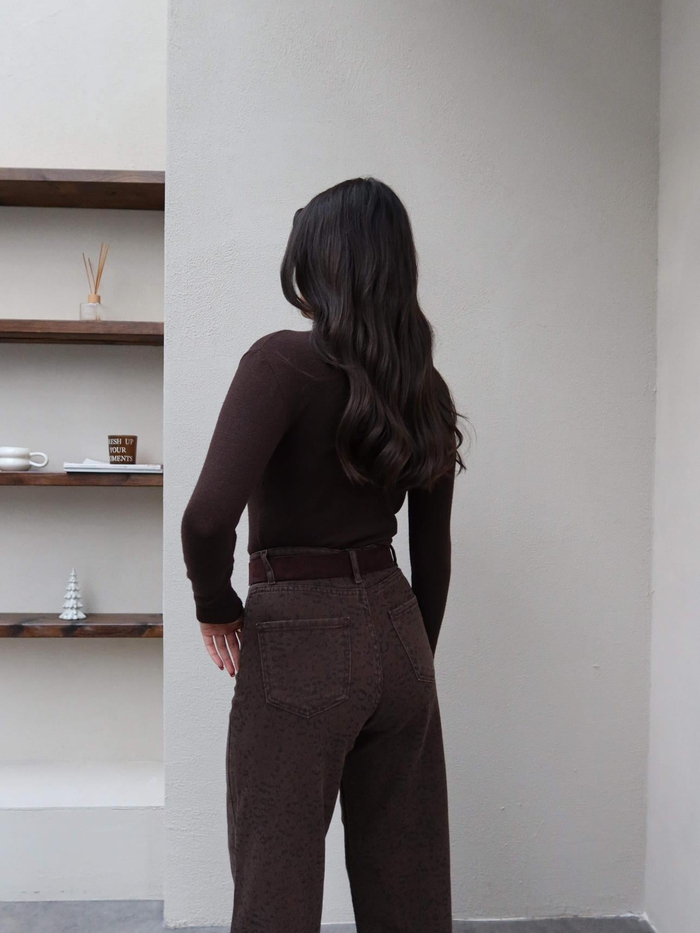 Gabardin Leo Desen Pantolon