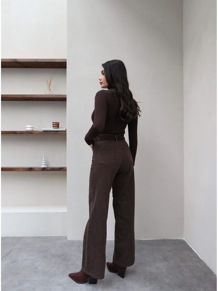 Gabardin Leo Desen Pantolon