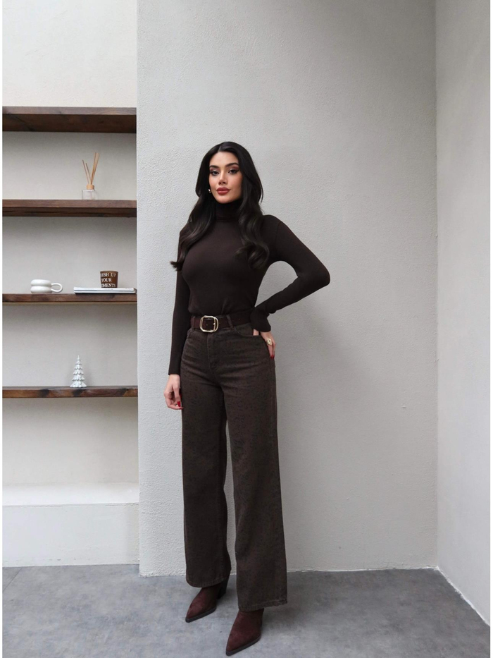 Gabardin Leo Desen Pantolon