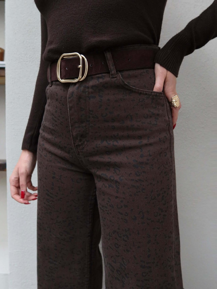 Gabardin Leo Desen Pantolon