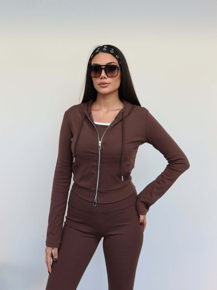 Garnili Ceketli Üçlü Takım