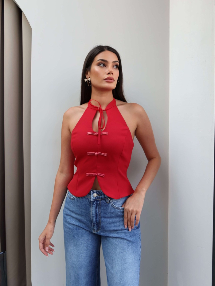 Geniş Paça Kıvrık Jean